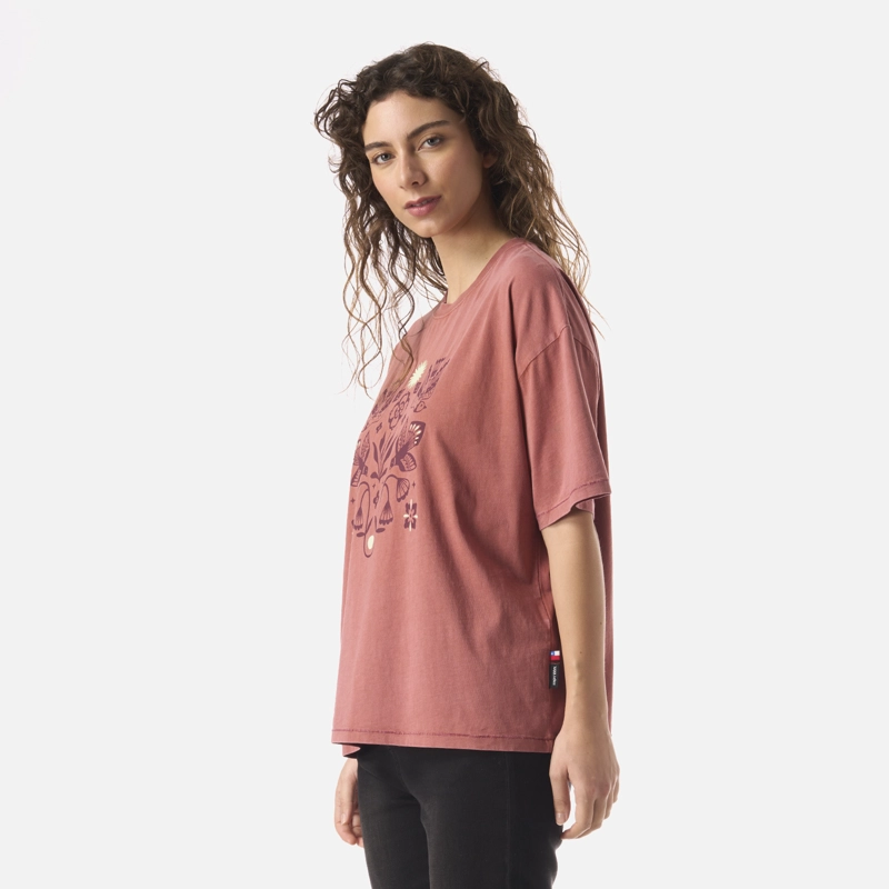 POLERA MUJER GORRION TERRACOTA CLARO HAKA HONU - 2