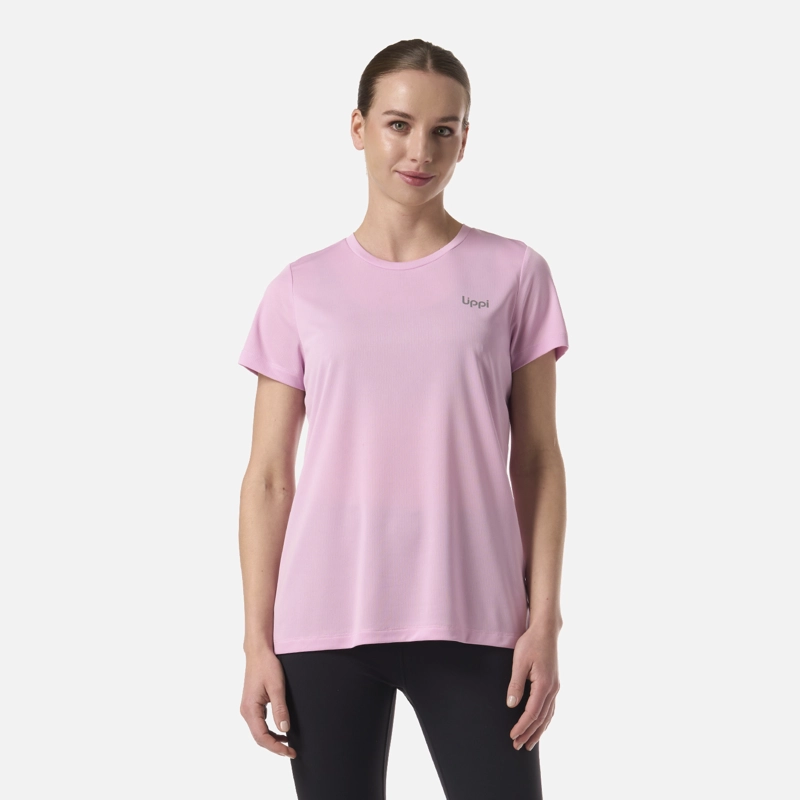 POLERA MUJER CORE Q-DRY T-SHIRT ROSA LIPPI - 1