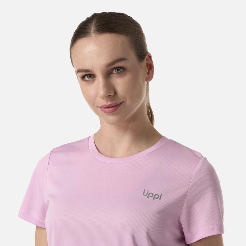 POLERA MUJER CORE Q-DRY T-SHIRT ROSA LIPPI - 4