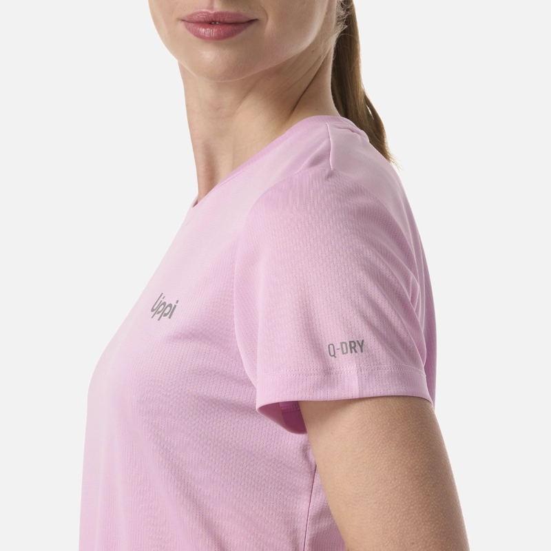 POLERA MUJER CORE Q-DRY T-SHIRT ROSA LIPPI - 5