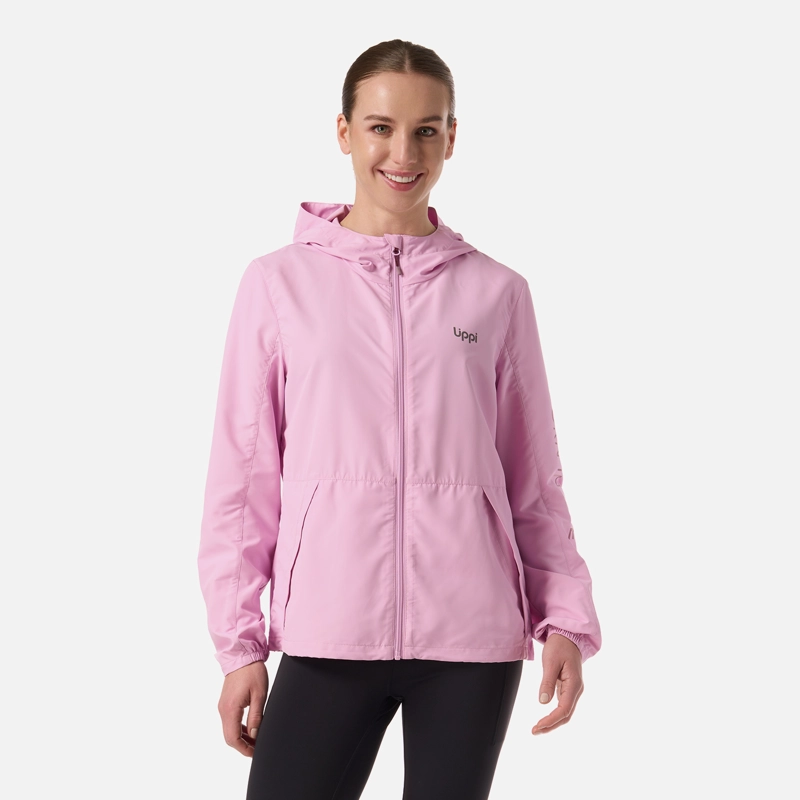 CHAQUETA MUJER NIGHTFALL WINDBREAKER HOODY JACKET ROSA LIPPI - 1