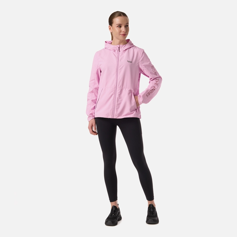 CHAQUETA MUJER NIGHTFALL WINDBREAKER HOODY JACKET ROSA LIPPI - 7
