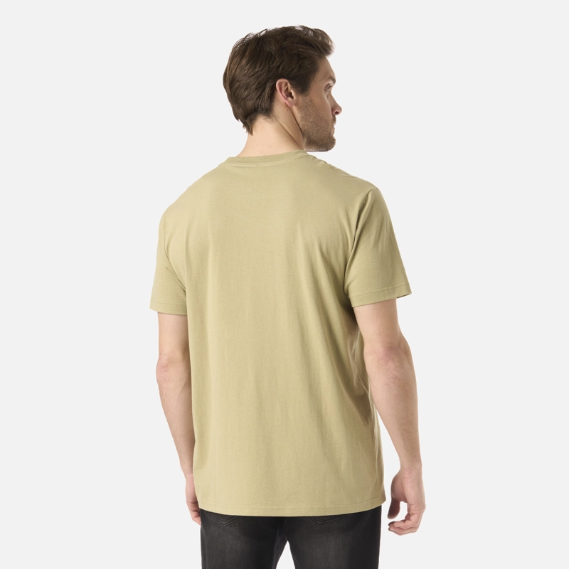 POLERA HOMBRE LOGO LIPPI FRONT PRINT T-SHIRT VERDE OLIVA LIPPI V26 - 2