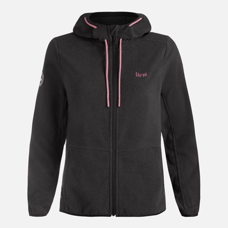 POLAR MUJER STRIPES NANO-F FULL ZIP HOODY NEGRO LIPPI - 7