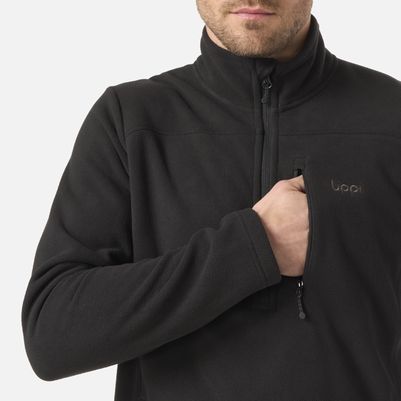 POLAR HOMBRE PAICAVI THERM-PRO 1/4 ZIP JACKET NEGRO LIPPI - 4