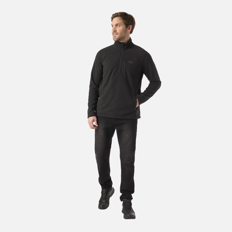 POLAR HOMBRE PAICAVI THERM-PRO 1/4 ZIP JACKET NEGRO LIPPI - 7