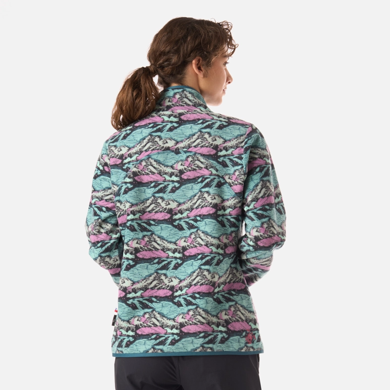 POLAR MUJER TOKERAU PRINT PETROLEO HAKA HONU - 3