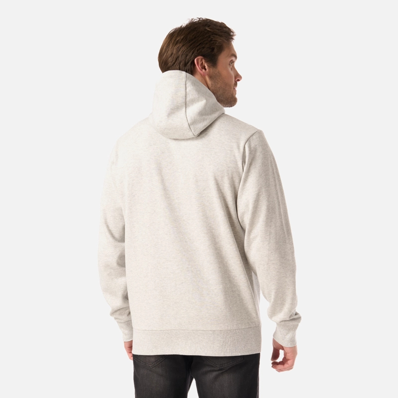 POLERON HOMBRE ULMO LIGHT FULL ZIP HOODY SWEATSHIRT GRIS LIPPI V26 - 3