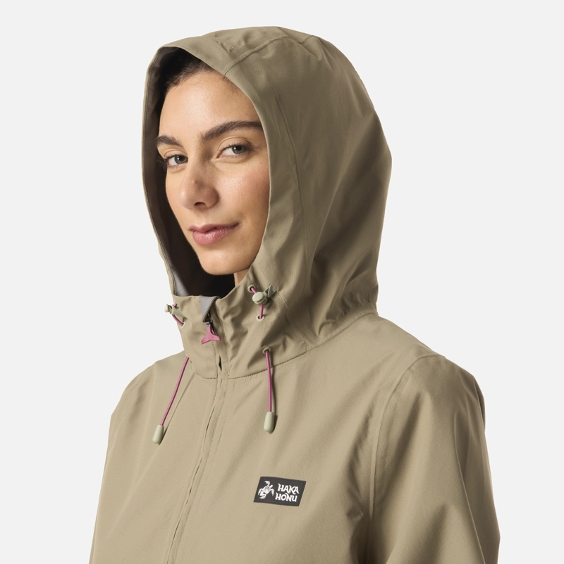 CHAQUETA MUJER VIENTO NORTE 14 ZIP VERDE OLIVA HAKA HONU - 4