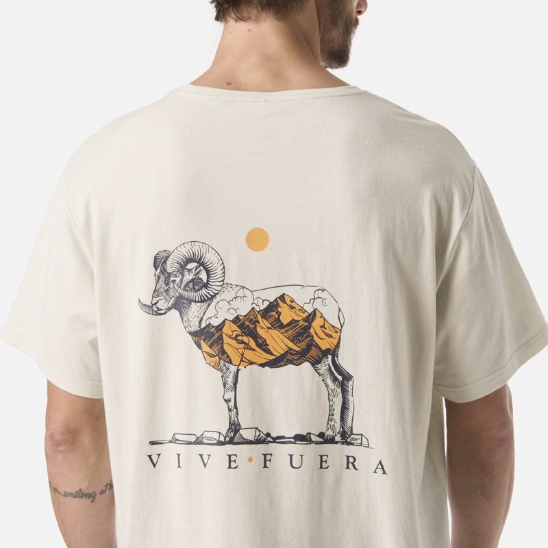POLERA HOMBRE EL CUERNUDO MENTA CLARO  HAKA HONU - 5