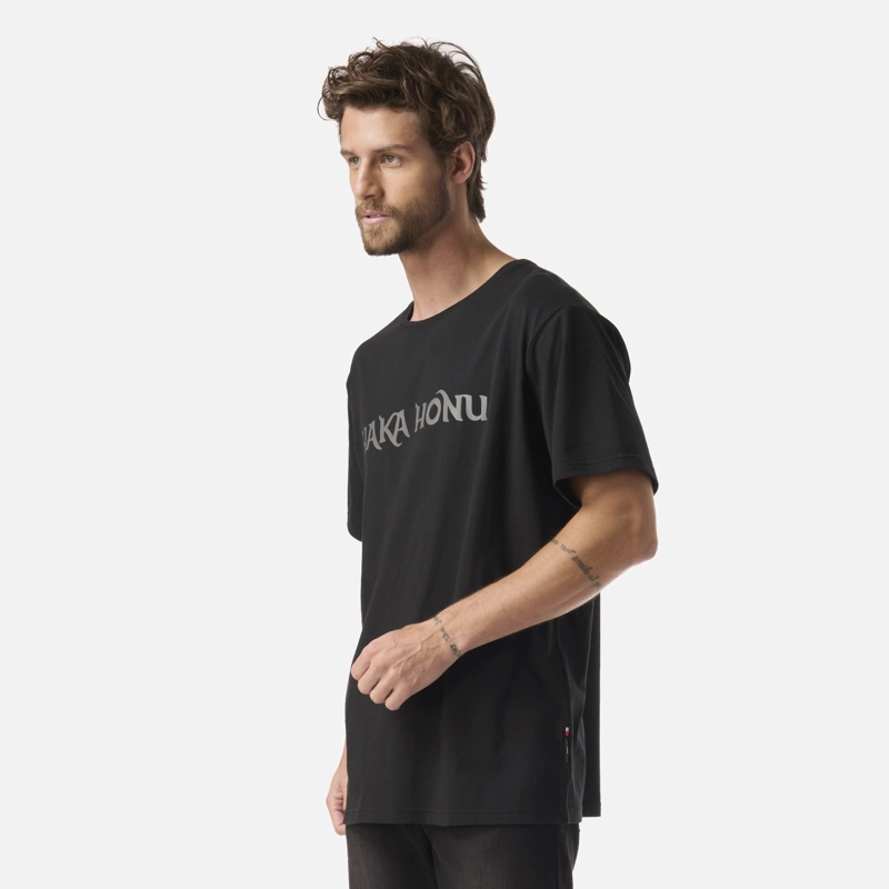 POLERA HOMBRE LOGO NEGRO HAKA HONU - 2