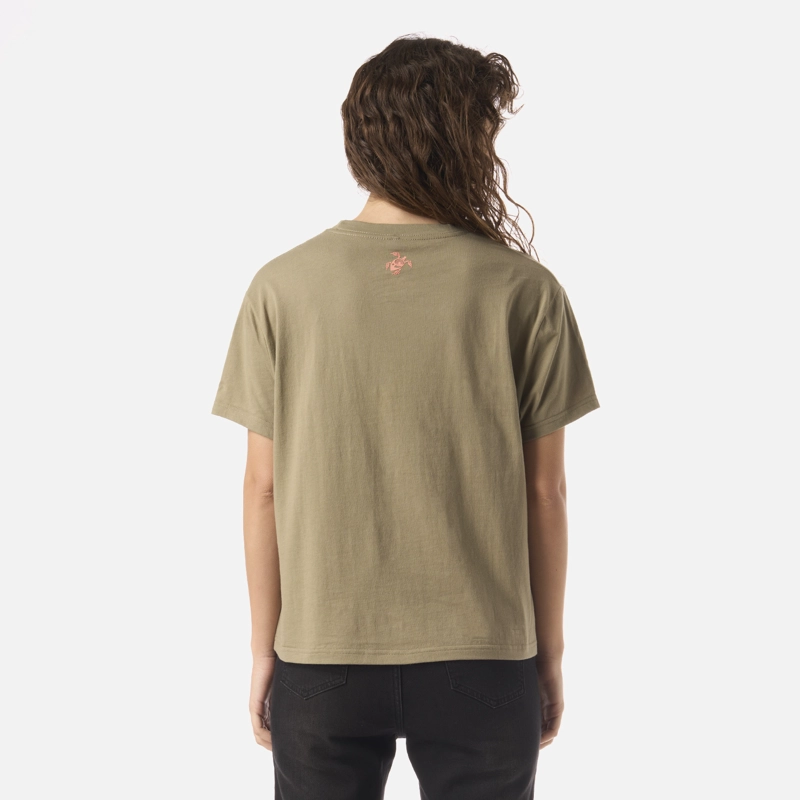 POLERA MUJER POLO VERDE OLIVA HAKA HONU - 3