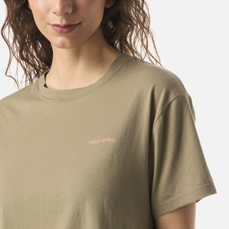 POLERA MUJER POLO VERDE OLIVA HAKA HONU - 4