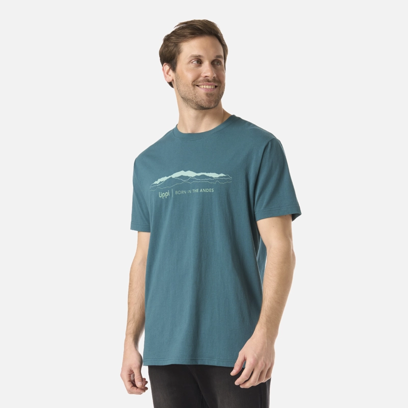 POLERA HOMBRE LOGO LIPPI FRONT PRINT T-SHIRT PETROLEO OSCURO LIPPI - 2