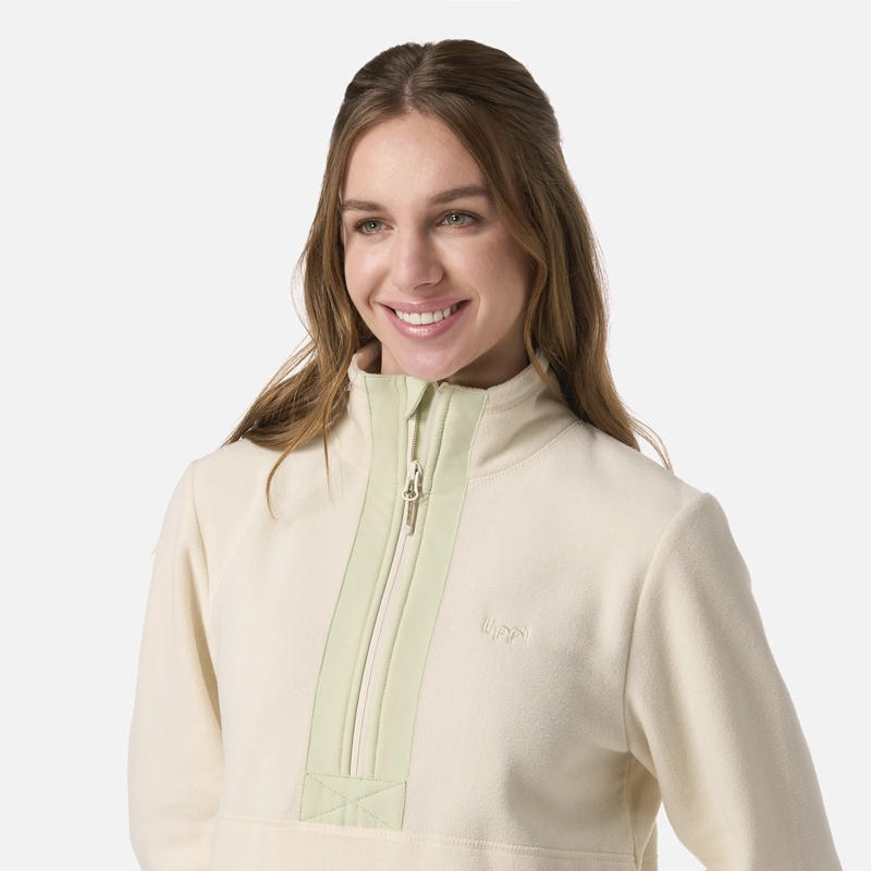 POLAR MUJER SOFTCORE THERM-PRO JACKET CREMA LIPPI - 4