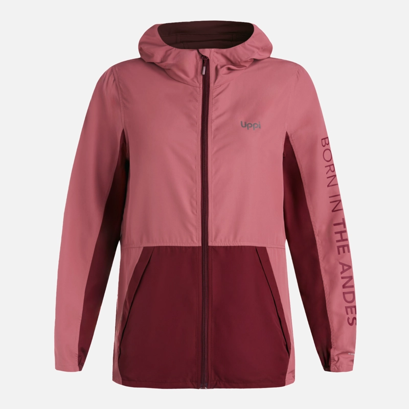 CHAQUETA TEEN GIRL NIGHTFALL WINDBREAKER HOODY JACKET ROSA OSCURO LIPPI - 8