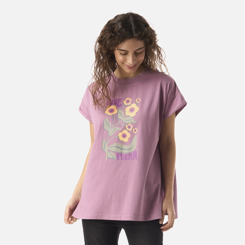 POLERA MUJER GARZA LILA HAKA HONU - 2