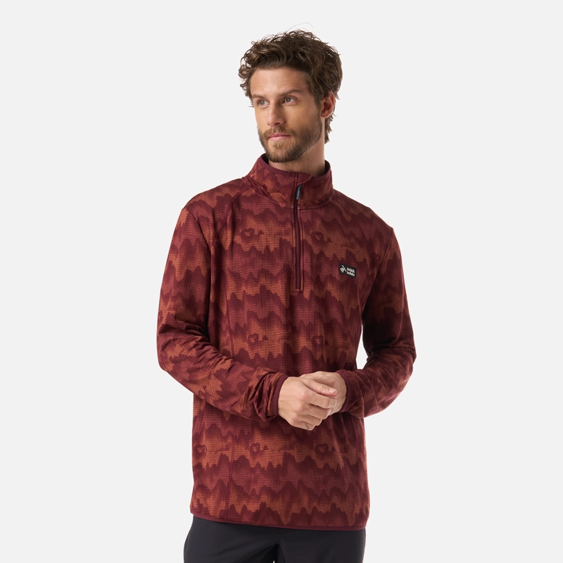 POLERON HOMBRE TAINA PRINT BURDEO HAKA HONU - 1