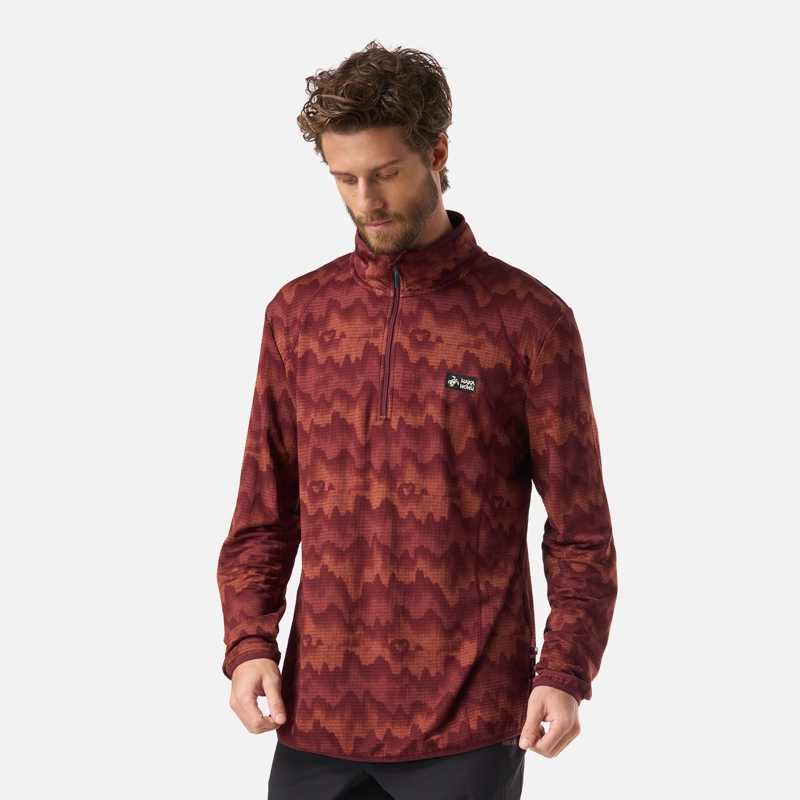 POLERON HOMBRE TAINA PRINT BURDEO HAKA HONU - 2