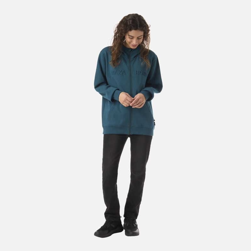 POLERON MUJER MOTOMAMI FULL ZIP PETROLEO OSCURO HAKA HONU - 6