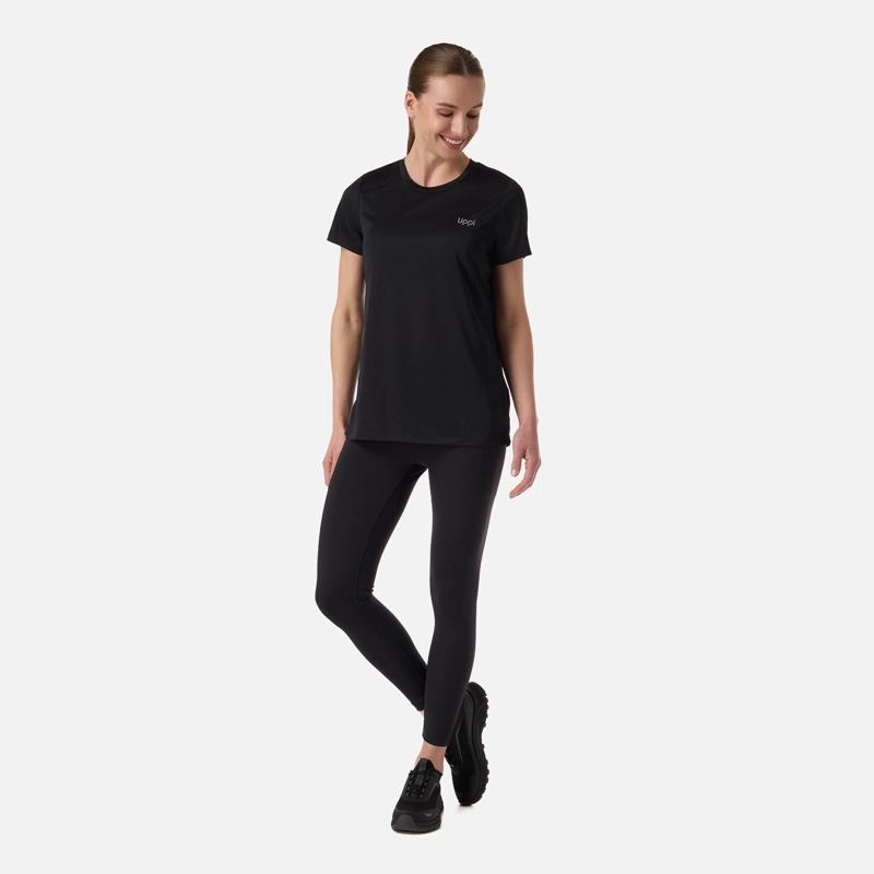 POLERA MUJER CORE Q-DRY T-SHIRT NEGRO LIPPI - 6