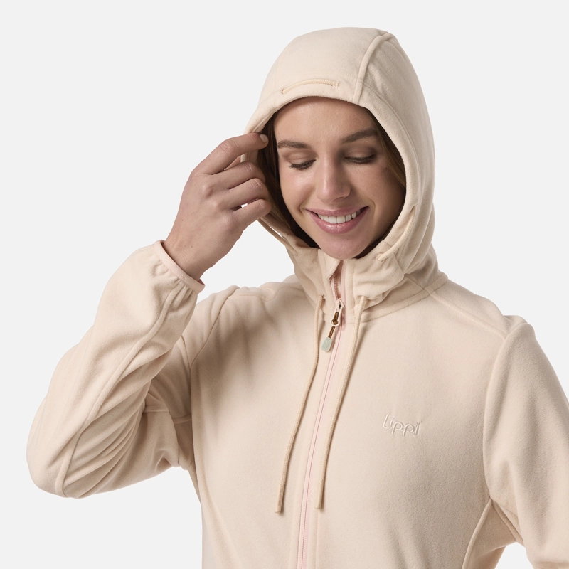POLAR MUJER STRIPES NANO-F FULL ZIP HOODY DAMASCO LIPPI V26 - 4