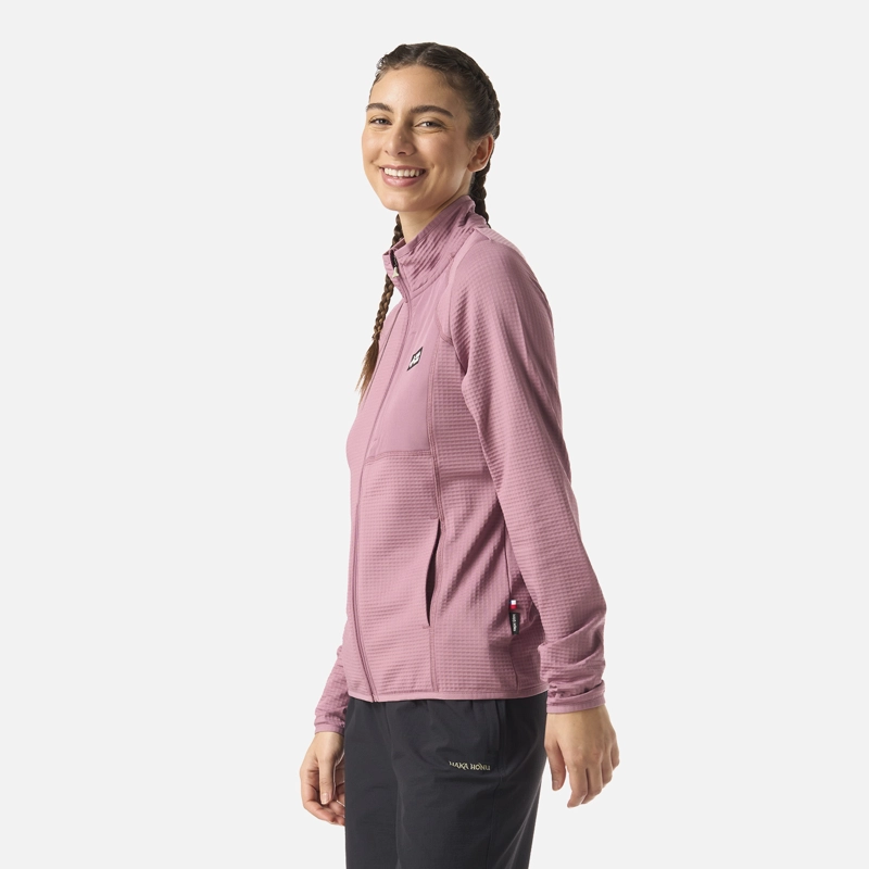 POLERON MUJER TAINA FULL ZIP LILA HAKA HONU - 2