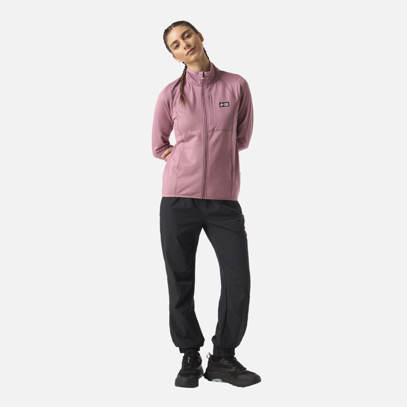 POLERON MUJER TAINA FULL ZIP LILA HAKA HONU - 6