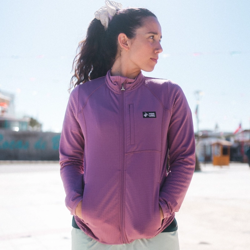 POLERON MUJER TAINA FULL ZIP LILA HAKA HONU - 7
