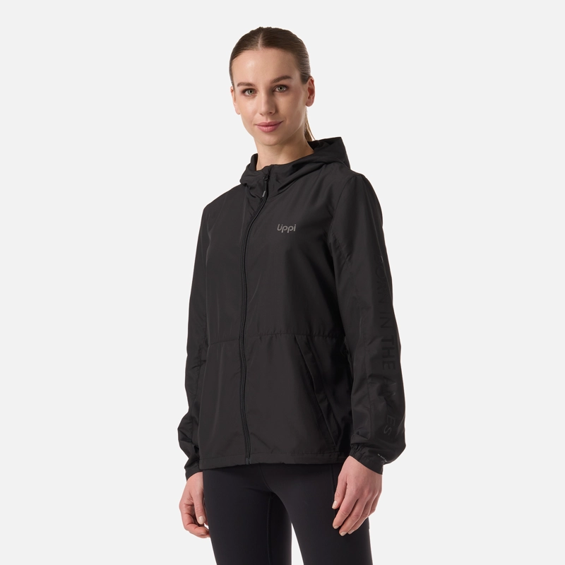 CHAQUETA MUJER NIGHTFALL WINDBREAKER HOODY JACKET NEGRO LIPPI - 2