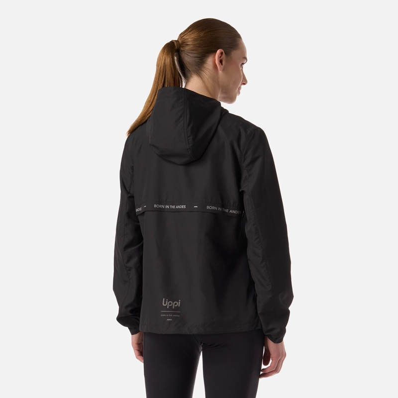 CHAQUETA MUJER NIGHTFALL WINDBREAKER HOODY JACKET NEGRO LIPPI - 3