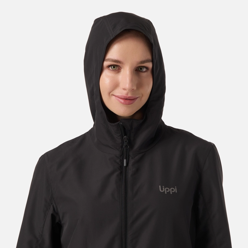 CHAQUETA MUJER NIGHTFALL WINDBREAKER HOODY JACKET NEGRO LIPPI - 4
