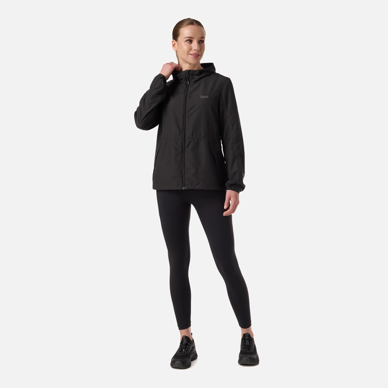 CHAQUETA MUJER NIGHTFALL WINDBREAKER HOODY JACKET NEGRO LIPPI - 7
