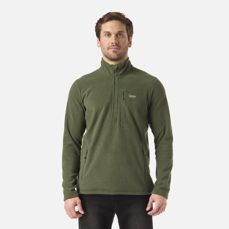 POLAR HOMBRE PAICAVI THERM-PRO 1/4 ZIP JACKET VERDE MUSGO LIPPI - 1