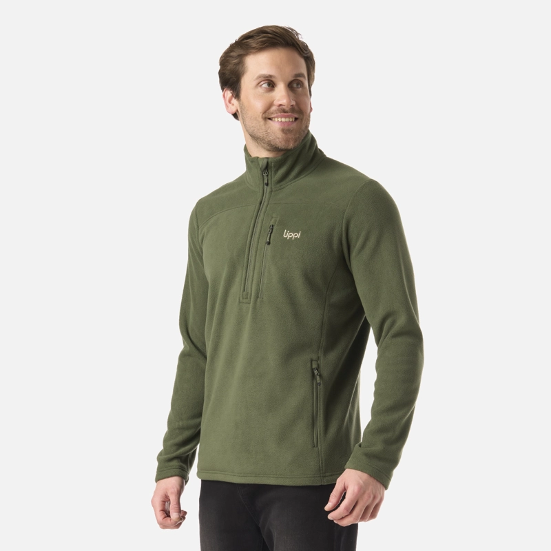 POLAR HOMBRE PAICAVI THERM-PRO 1/4 ZIP JACKET VERDE MUSGO LIPPI - 2