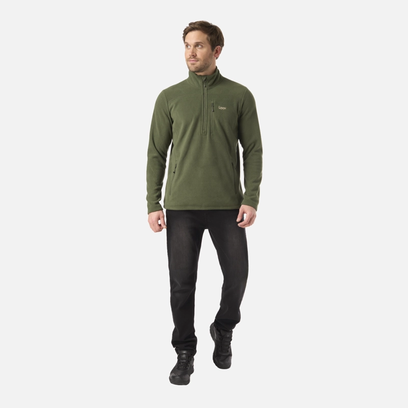 POLAR HOMBRE PAICAVI THERM-PRO 1/4 ZIP JACKET VERDE MUSGO LIPPI - 7