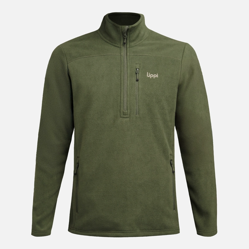 POLAR HOMBRE PAICAVI THERM-PRO 1/4 ZIP JACKET VERDE MUSGO LIPPI - 8