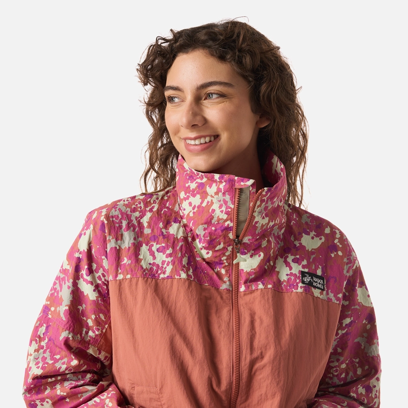 CHAQUETA MUJER HIJA DEL VIENTO TERRACOTA CLARO HAKA HONU - 4