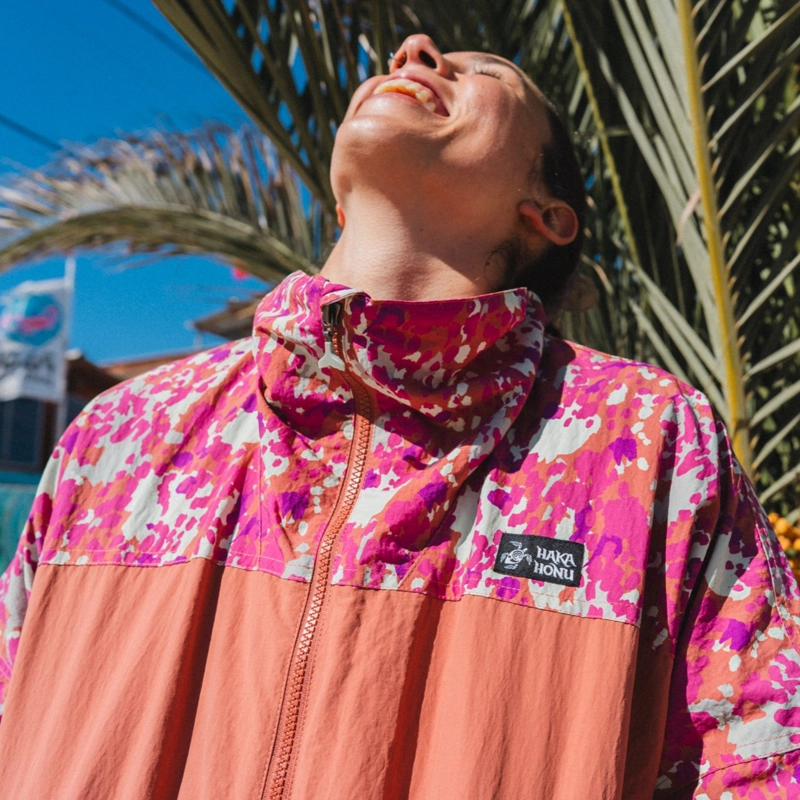 CHAQUETA MUJER HIJA DEL VIENTO TERRACOTA CLARO HAKA HONU - 9
