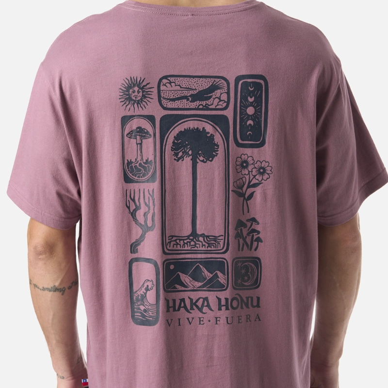 POLERA HOMBRE MOSAICOS LILA HAKA HONU - 5