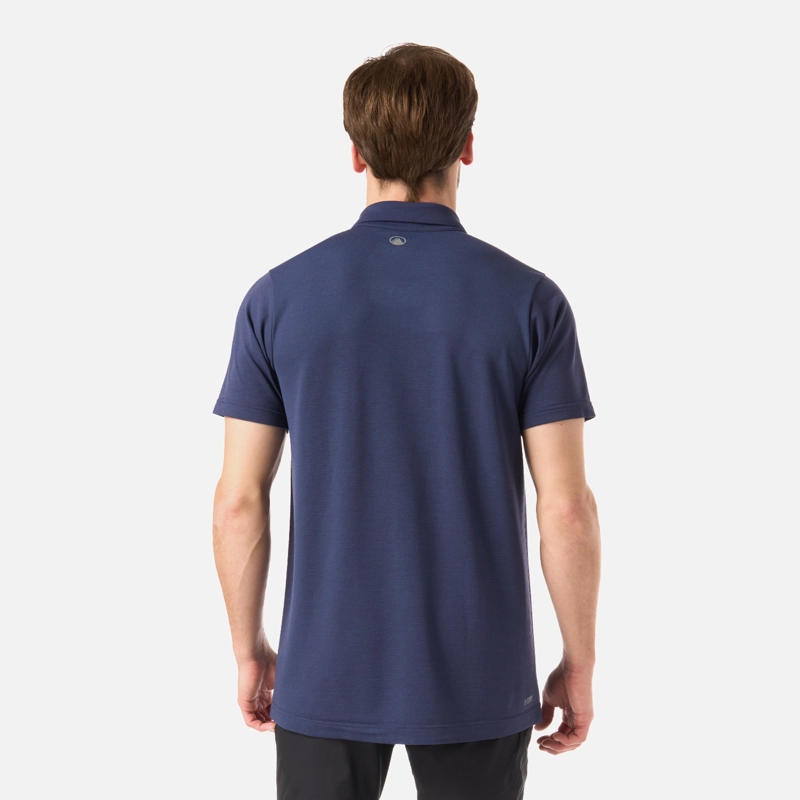 POLERA HOMBRE B-CLASSIC SEAMLESS POLO AZUL OSCURO LIPPI - 3