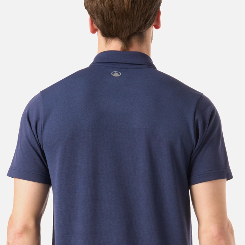 POLERA HOMBRE B-CLASSIC SEAMLESS POLO AZUL OSCURO LIPPI - 5
