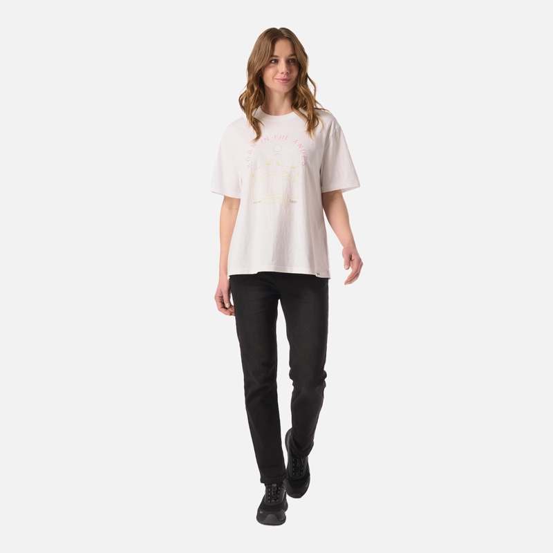 POLERA MUJER LOGO LIPPI T-SHIRT BLANCO LIPPI V26 - 5