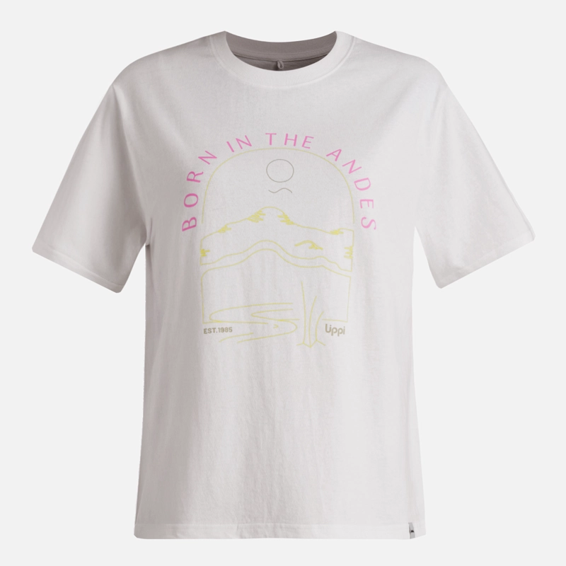 POLERA MUJER LOGO LIPPI T-SHIRT BLANCO LIPPI V26 - 6