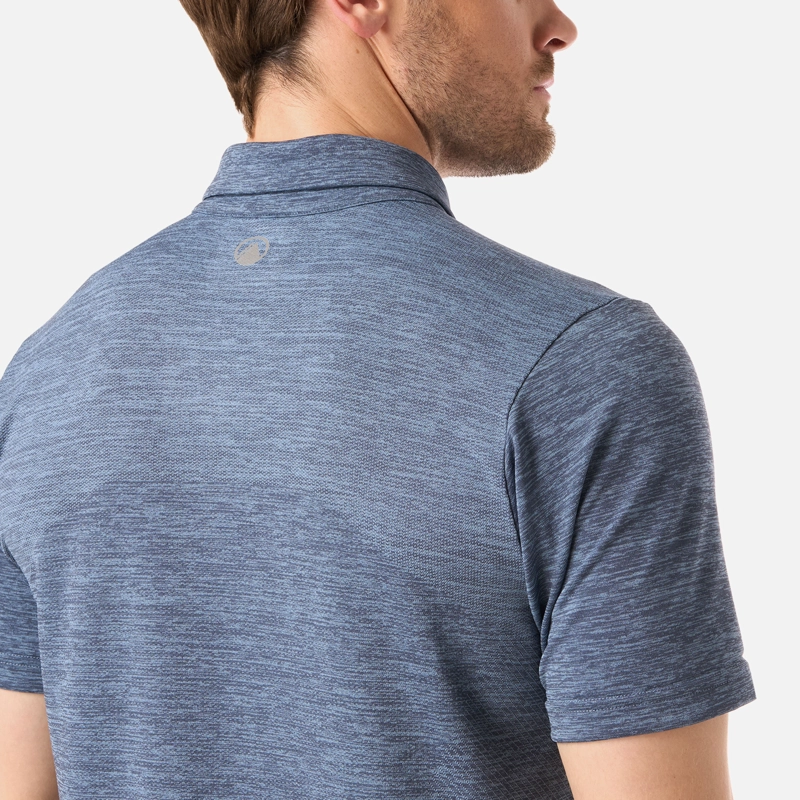 POLERA HOMBRE B-CLASSIC SEAMLESS POLO AZUL PIEDRA LIPPI V26 - 5
