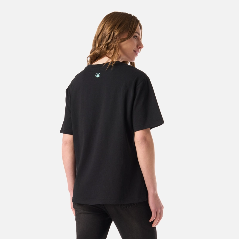 POLERA MUJER LOGO LIPPI T-SHIRT NEGRO LIPPI - 3