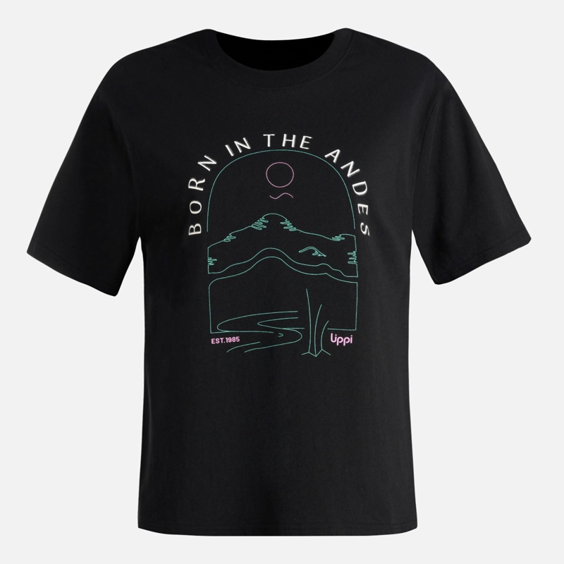 POLERA MUJER LOGO LIPPI T-SHIRT NEGRO LIPPI - 6