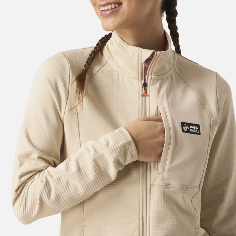 POLERON MUJER TAINA FULL ZIP ARENA HAKA HONU - 4