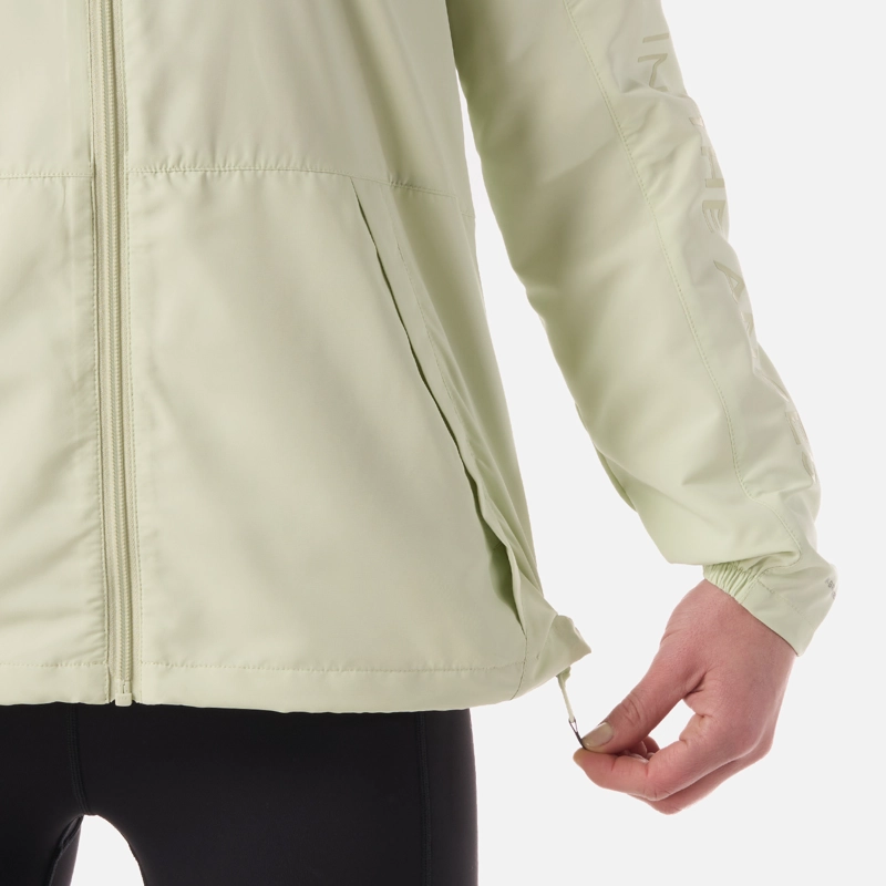 CHAQUETA MUJER NIGHTFALL WINDBREAKER HOODY JACKET GRIS CLARO / VERDE AGUA LIPPI - 6