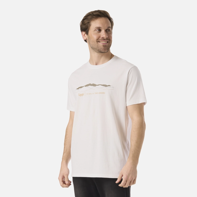 POLERA HOMBRE LOGO LIPPI FRONT PRINT T-SHIRT BLANCO LIPPI V26 - 2